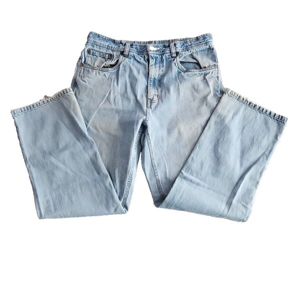 Schnee's Bozeman Montana Jeans Men's 34x29 Light Blue Wash Denim RN# 86069 C21 - Picture 2 of 16